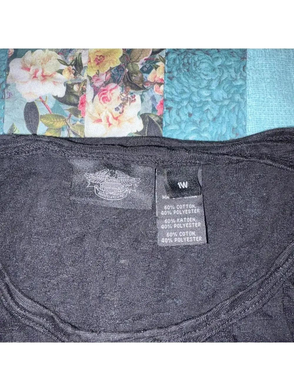 Harley-Davidson Womans 1W Double Layer Built in Tank Top Long Sleeve Zip Front - Picture 2 of 8